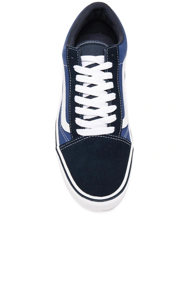 Shop Vans + Old Skool Lite In Navy & White