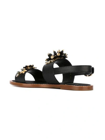 Shop Dolce & Gabbana Embellished Sandals