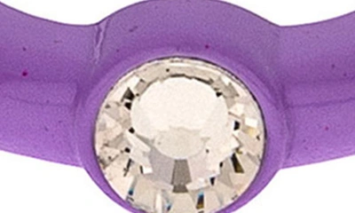 Ettika Set Of 2 Purple & Pink Resin Rings In Purple