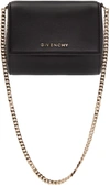 Givenchy Pandora Box Micro Leather Shoulder Bag In Black