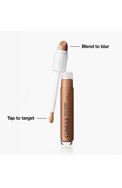 Shop Clinique Even Better™ All-over Concealer + Eraser In Wn38 Stone
