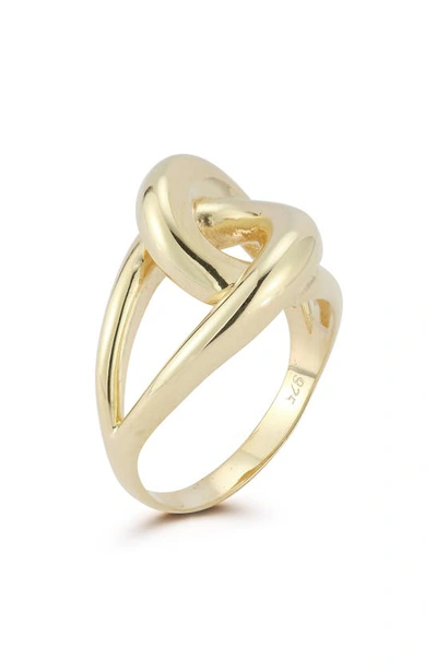 Chloe & Madison Knot Ring In Gold