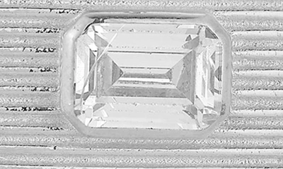 Chloe & Madison Cubic Zirconia Disc Pendant Necklace In Silver