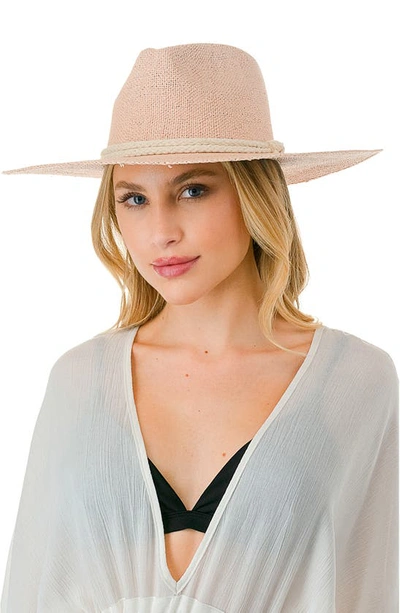Shop Marcus Adler Rope Band Straw Panama Hat In Brown