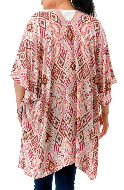 Marcus Adler Abstract Geometric Print Topper In Pink