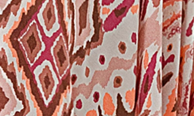 Marcus Adler Abstract Geometric Print Topper In Pink