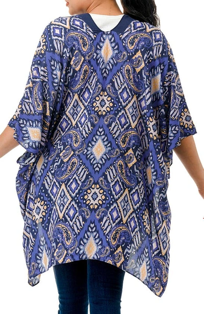 Marcus Adler Abstract Duster In Blue