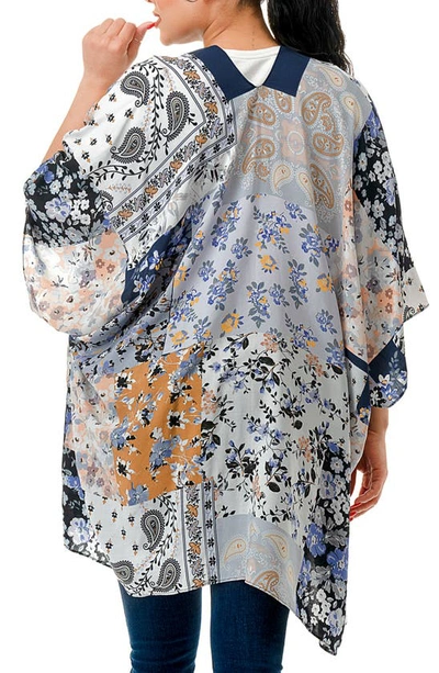 Marcus Adler Floral Duster In Blue