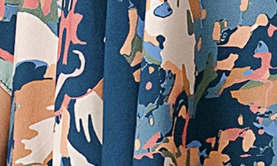Marcus Adler Abstract Duster In Blue