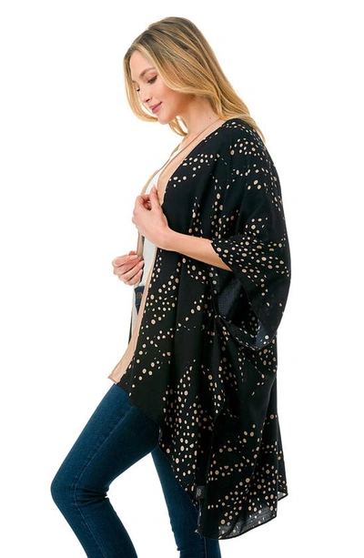 Marcus Adler Polka Dot Duster In Black