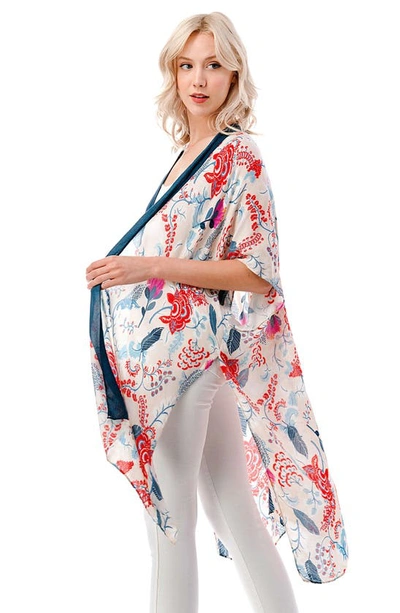 Marcus Adler Floral Duster In Blue