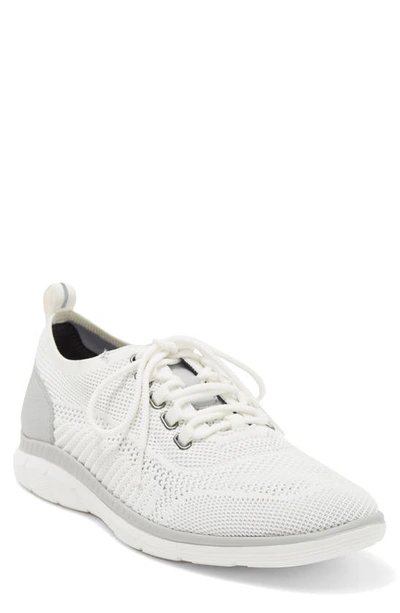 Johnston & Murphy Acklen U Sneaker In White Knit
