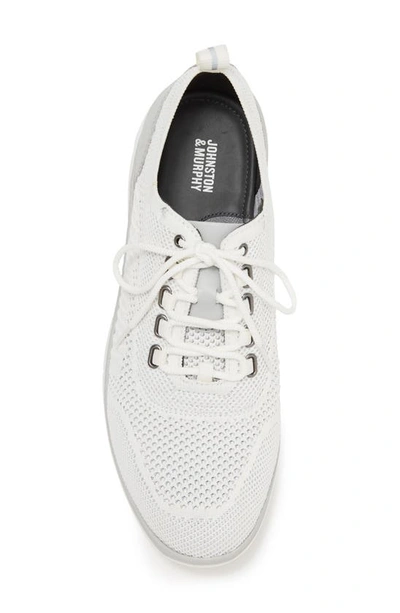 Johnston & Murphy Acklen U Sneaker In White Knit