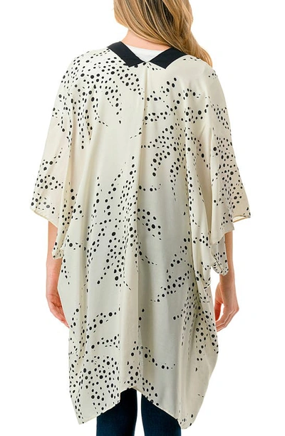Marcus Adler Polka Dot Duster In Ivory