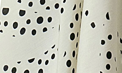 Marcus Adler Polka Dot Duster In Ivory