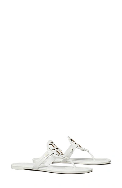 Shop Tory Burch Miller Sandal In Optic White