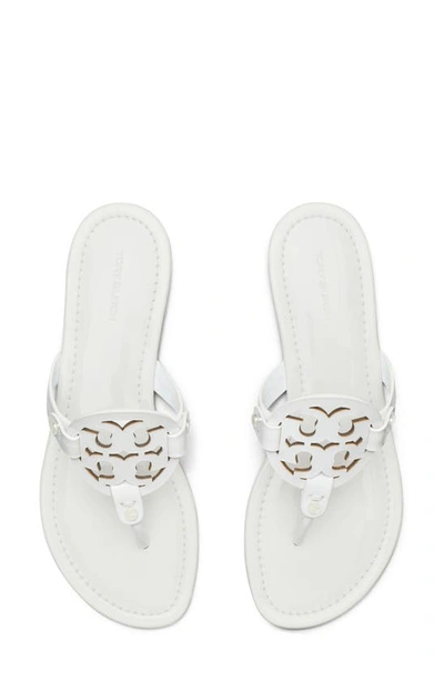 Shop Tory Burch Miller Sandal In Optic White