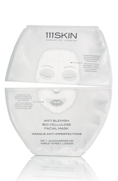 Shop 111skin 5-count Anti-blemish Bio-cellulose Facial Mask, 1 Count In No Colordnu