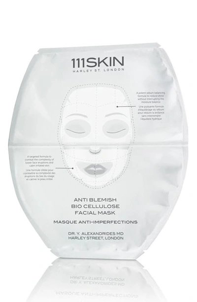 Shop 111skin 5-count Anti-blemish Bio-cellulose Facial Mask, 1 Count In No Colordnu
