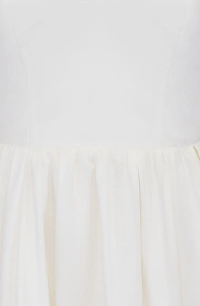 House Of Cb Lolita Corset Cotton Blend Fit & Flare Dress In Ivory