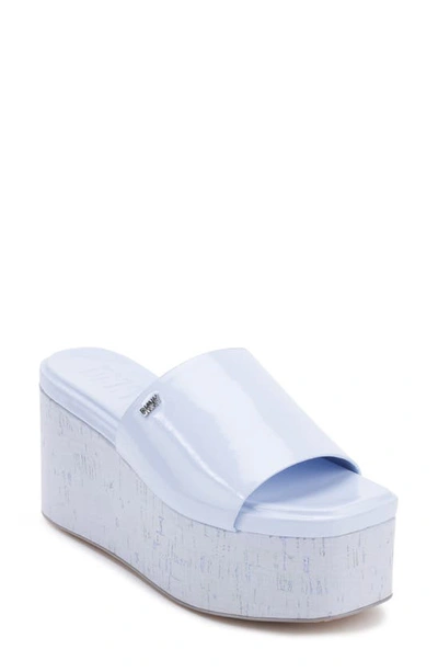 Shop Dkny Adalira Platform Slide Sandal In Lavender