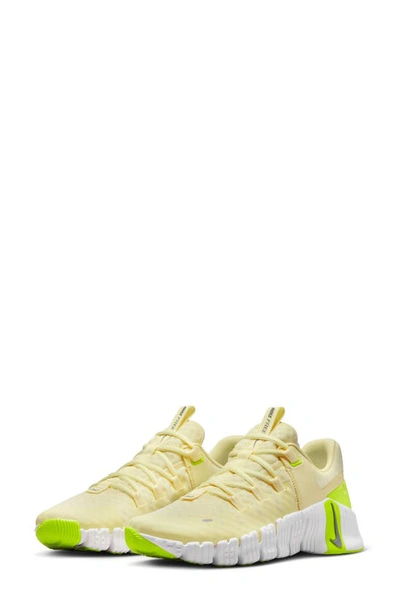 Shop Nike Free Metcon 5 Training Shoe In Citron/ Cool Grey/ Volt