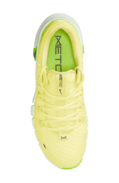 Shop Nike Free Metcon 5 Training Shoe In Citron/ Cool Grey/ Volt