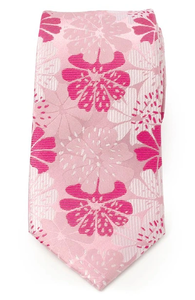 Shop Cufflinks, Inc Pink Floral Silk Tie