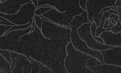 Shop Cufflinks, Inc Floral Silk Tie In Black