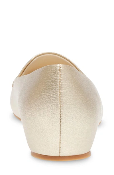 Shop Anne Klein Kala Pointed Toe Loafer In Platinum