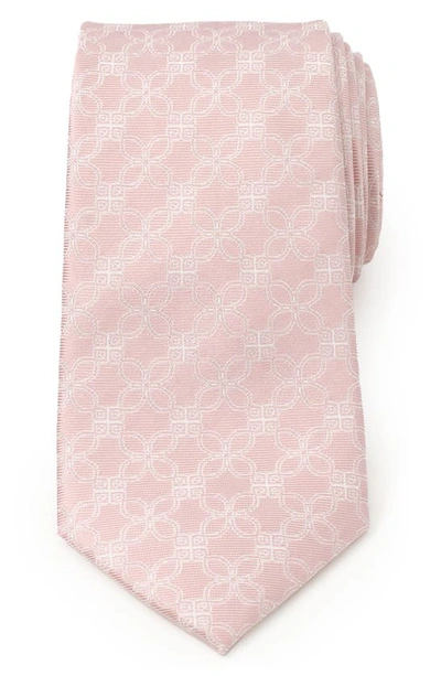 Shop Cufflinks, Inc Pink Art Deco Silk Tie