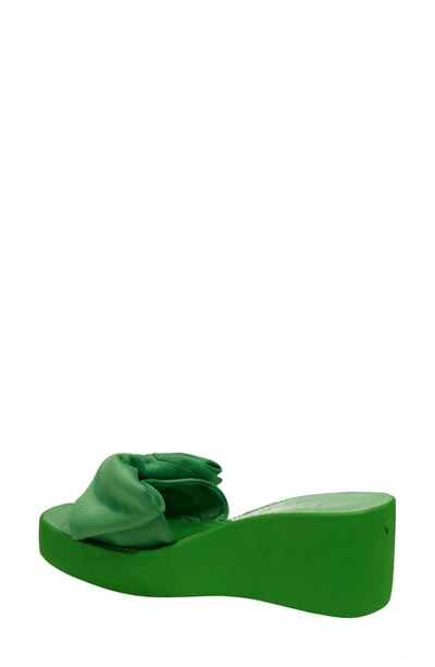 Shop Kate Spade Bikini Platform Wedge Sandal In Ks Green