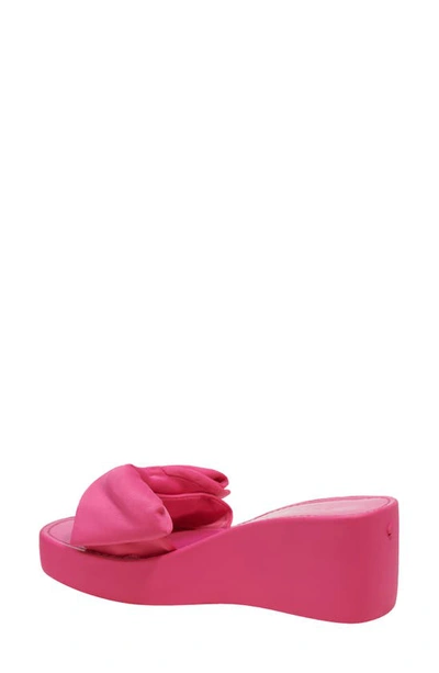 Shop Kate Spade Bikini Platform Wedge Sandal In Energy Pink