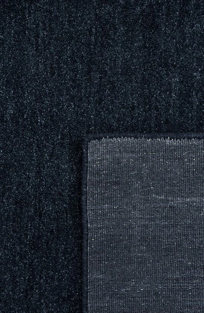 Solo Rugs Zayn Handmade Wool Blend Area Rug In Blue
