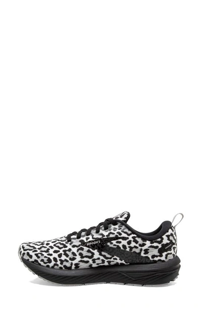 Shop Brooks Revel 6 Running Shoe In Black/ Alloy/ White