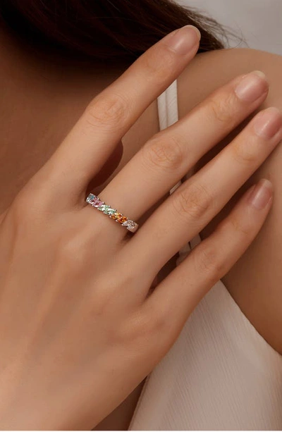 Lafonn Created Sapphire & Simulated Diamond Ring In Assorted