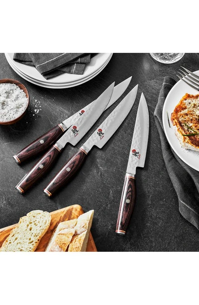 Shop Miyabi 4-pack Artisan Steak Knives In Silver