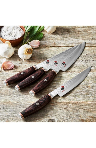 Miyabi 4-pack Artisan Steak Knives In Silver