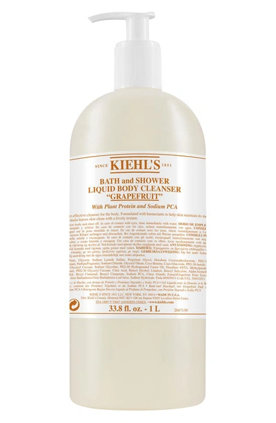 Shop Kiehl's Since 1851 Grapefruit Bath & Shower Liquid Body Cleanser, 33.8 oz In Bottle