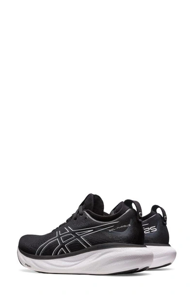 Shop Asics Gel-nimbus® 25 Running Shoe In Black/ Pure Silver