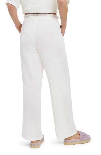 Ugg Karrie Cotton Gauze Lounge Pants In Nimbus