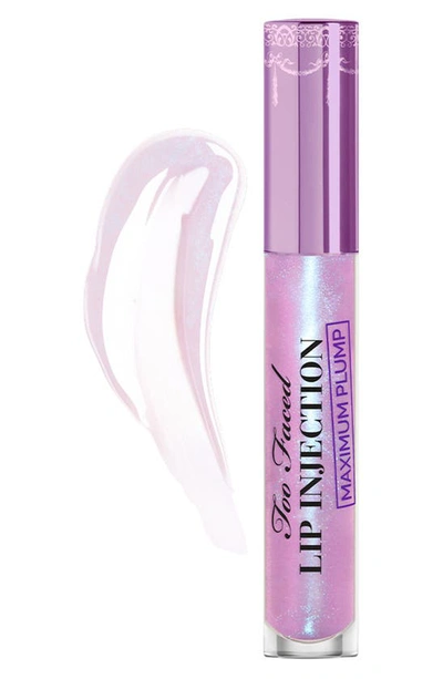Shop Too Faced Lip Injection Maximum Plump Extra Strength Lip Plumper, 0.14 oz In Blueberry Buzz