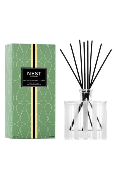 Nest New York Santorini Olive And Citron Reed Diffuser, 5.9 Oz.