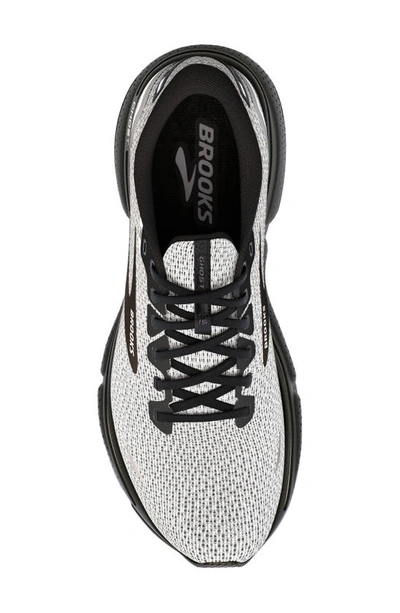 Shop Brooks Ghost 15 Running Shoe In White/ Black