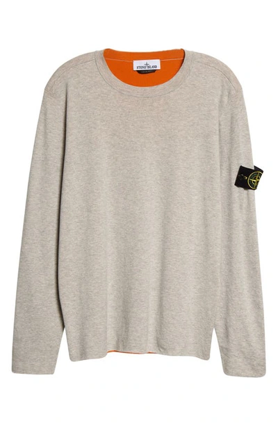 Shop Stone Island Reversible Sweater In Sienna