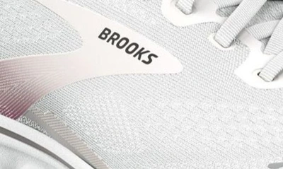 Shop Brooks Ghost 15 Running Shoe In White/ Oyster/ Viola