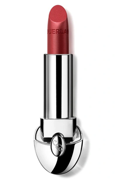 Shop Guerlain Rouge G Customizable Luxurious Velvet Metallic Lipstick In Noble Burgandy