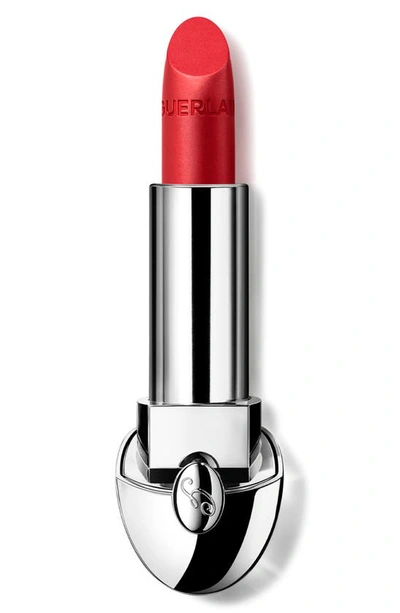 Shop Guerlain Rouge G Customizable Luxurious Velvet Metallic Lipstick In Magnetic Red