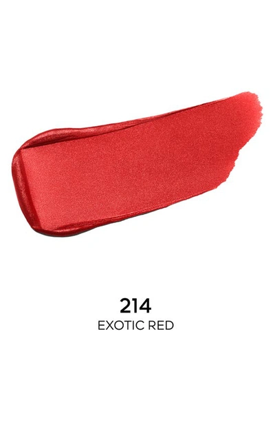 Shop Guerlain Rouge G Customizable Luxurious Velvet Metallic Lipstick In Exotic Red