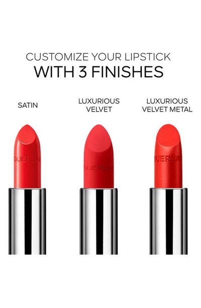 Shop Guerlain Rouge G Customizable Luxurious Velvet Metallic Lipstick In Majestic Rose